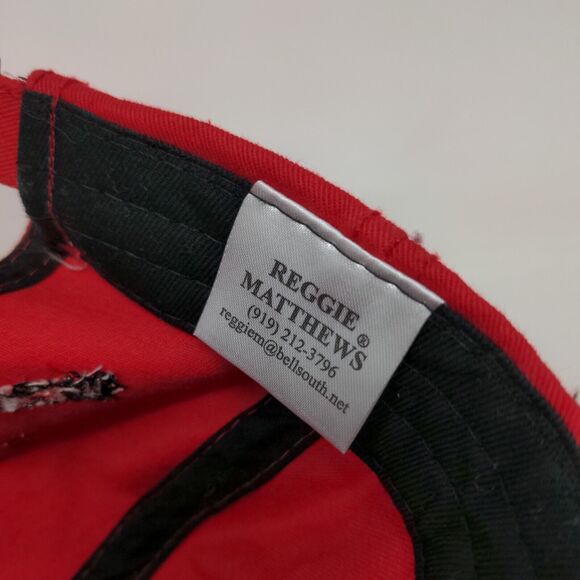 Red Hat Slideback Hat Red OSFA Embroidered JBoss Adjustable 6 Panel - Picture 8 of 10